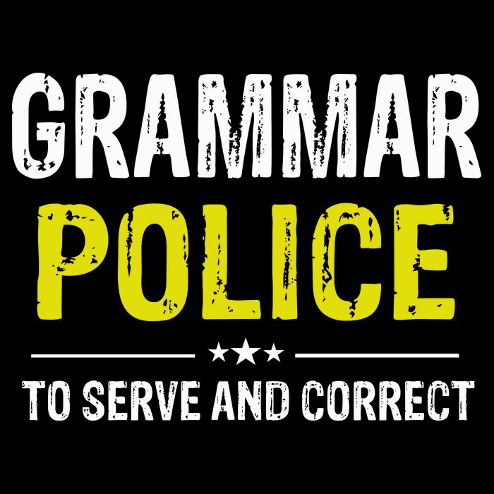 Grammar Police Wo And Funny Costume Idea Impact Tech Backpack