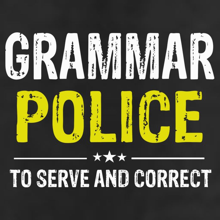 Grammar Police Wo And Funny Costume Idea Adult Drive Performance Visor