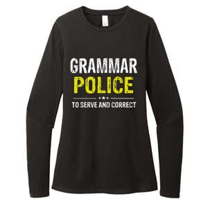 Grammar Police Wo And Funny Costume Idea Womens CVC Long Sleeve Shirt