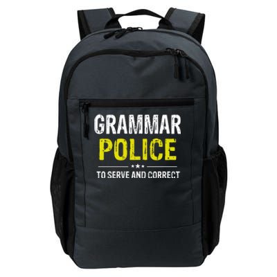 Grammar Police Wo And Funny Costume Idea Daily Commute Backpack