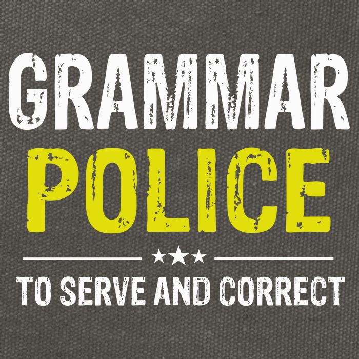 Grammar Police Wo And Funny Costume Idea Cotton Canvas Backpack