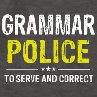 Grammar Police Wo And Funny Costume Idea Vector Backpack