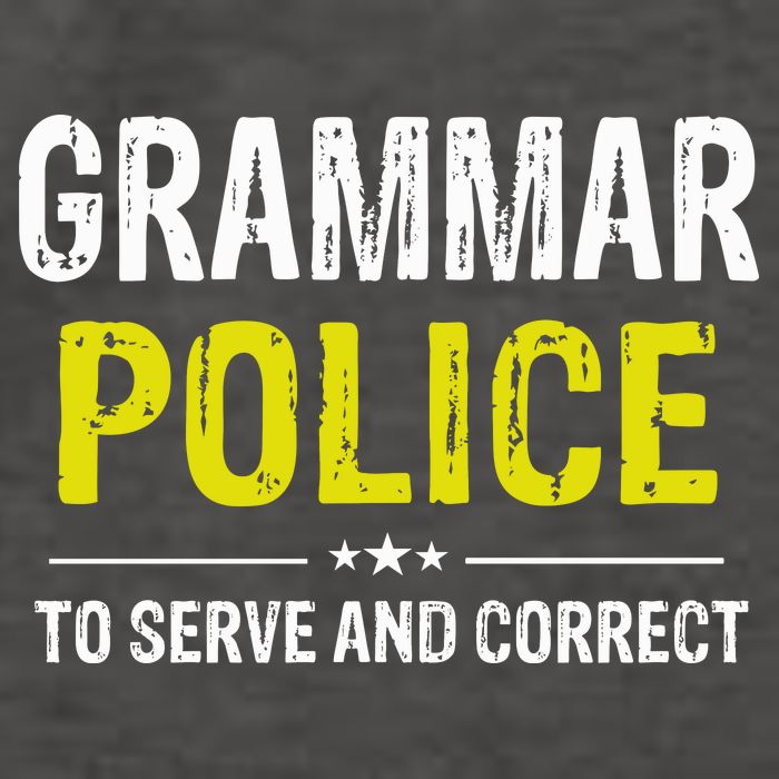 Grammar Police Wo And Funny Costume Idea Vector Backpack