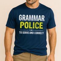 Grammar Police Wo And Funny Costume Idea Cooling Performance Crew T-Shirt