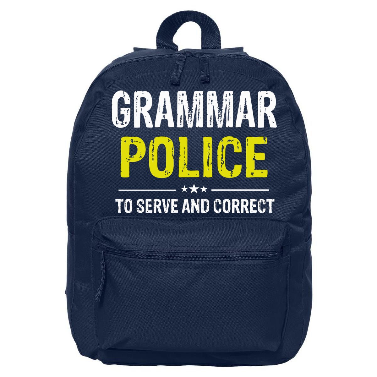 Grammar Police Wo And Funny Costume Idea 16 in Basic Backpack