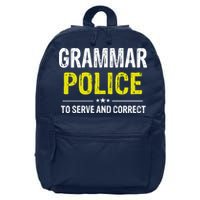 Grammar Police Wo And Funny Costume Idea 16 in Basic Backpack