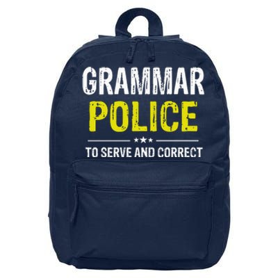 Grammar Police Wo And Funny Costume Idea 16 in Basic Backpack