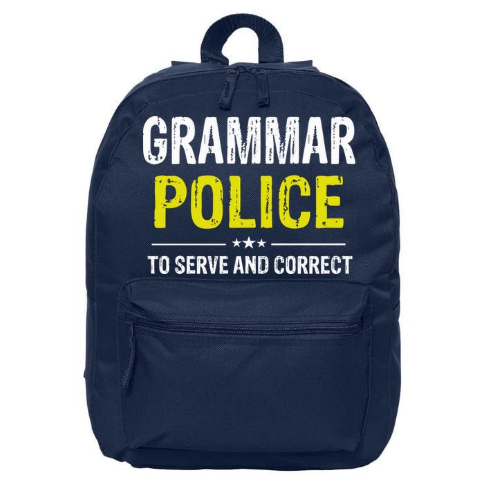 Grammar Police Wo And Funny Costume Idea 16 in Basic Backpack