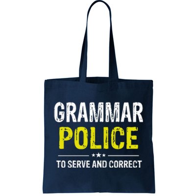 Grammar Police Wo And Funny Costume Idea Tote Bag