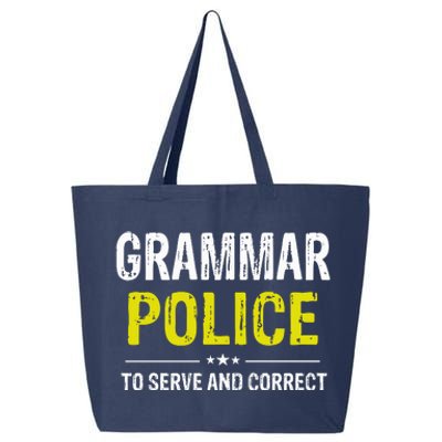 Grammar Police Wo And Funny Costume Idea 25L Jumbo Tote