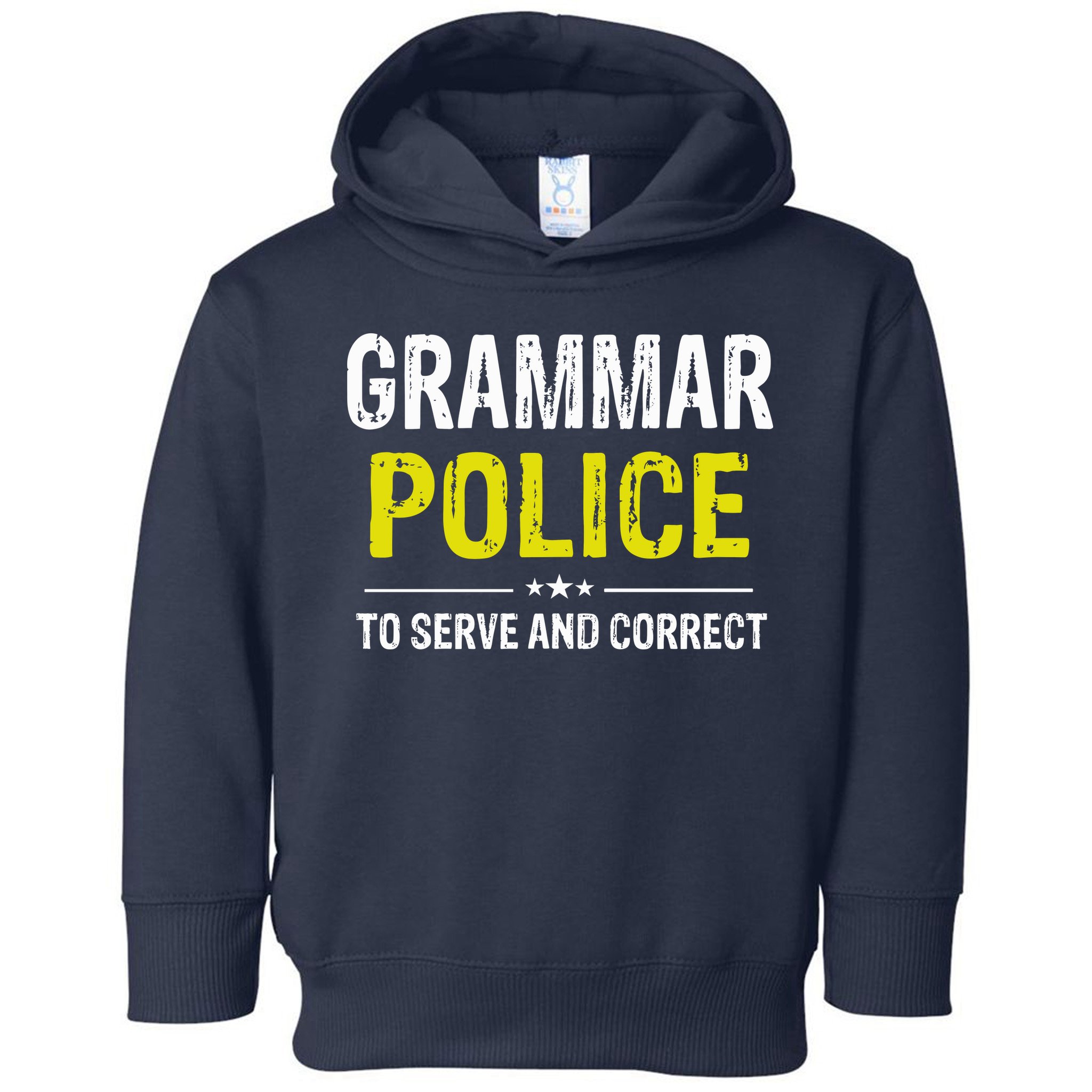 Grammar Police Wo And Funny Costume Idea Toddler Hoodie