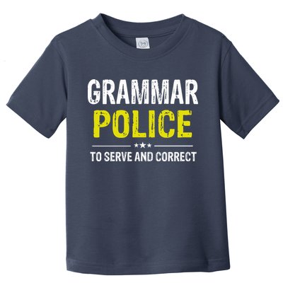 Grammar Police Wo And Funny Costume Idea Toddler T-Shirt