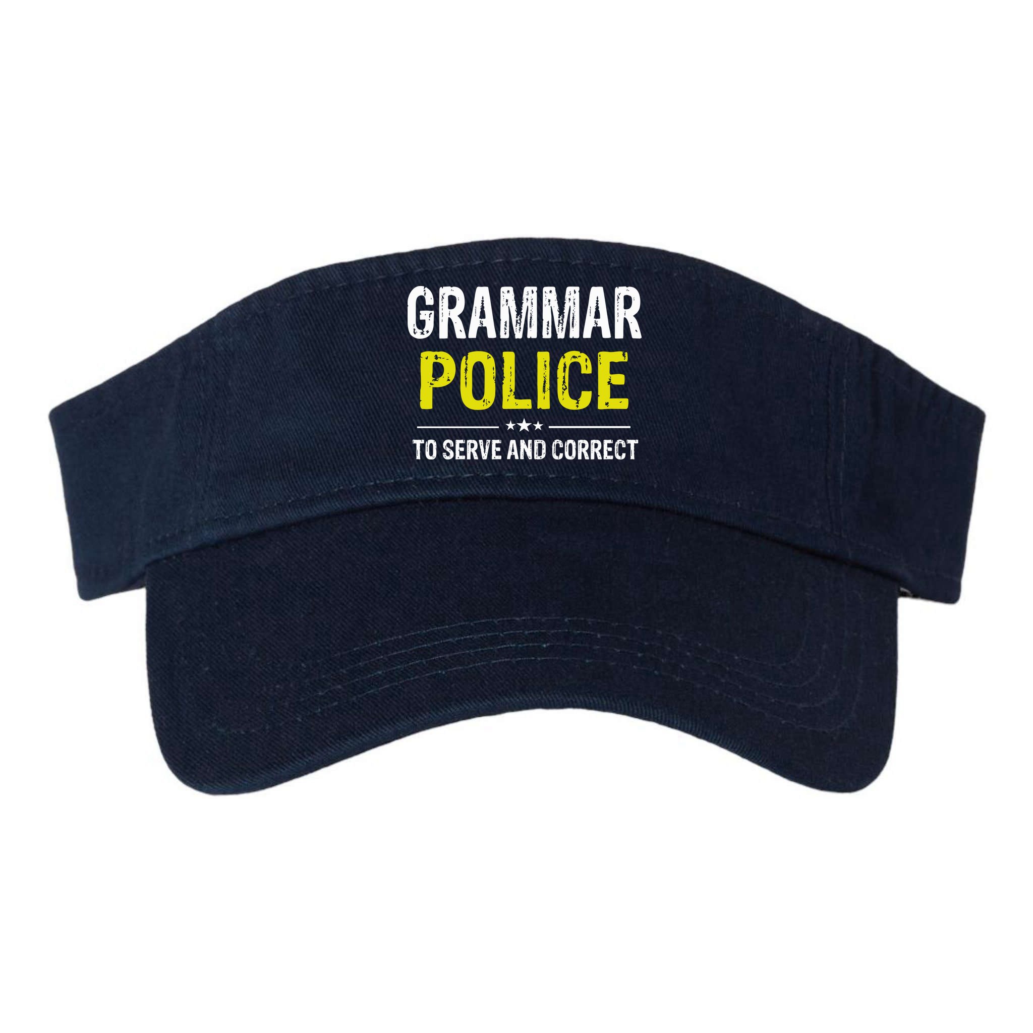 Grammar Police Wo And Funny Costume Idea Visor