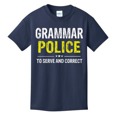 Grammar Police Wo And Funny Costume Idea Kids T-Shirt