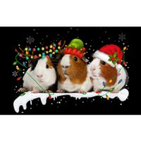 Guinea Pigs With Christmas Lights And Santa Hat Cute Xmas Bumper Sticker