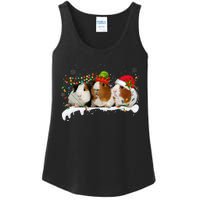 Guinea Pigs With Christmas Lights And Santa Hat Cute Xmas Ladies Essential Tank