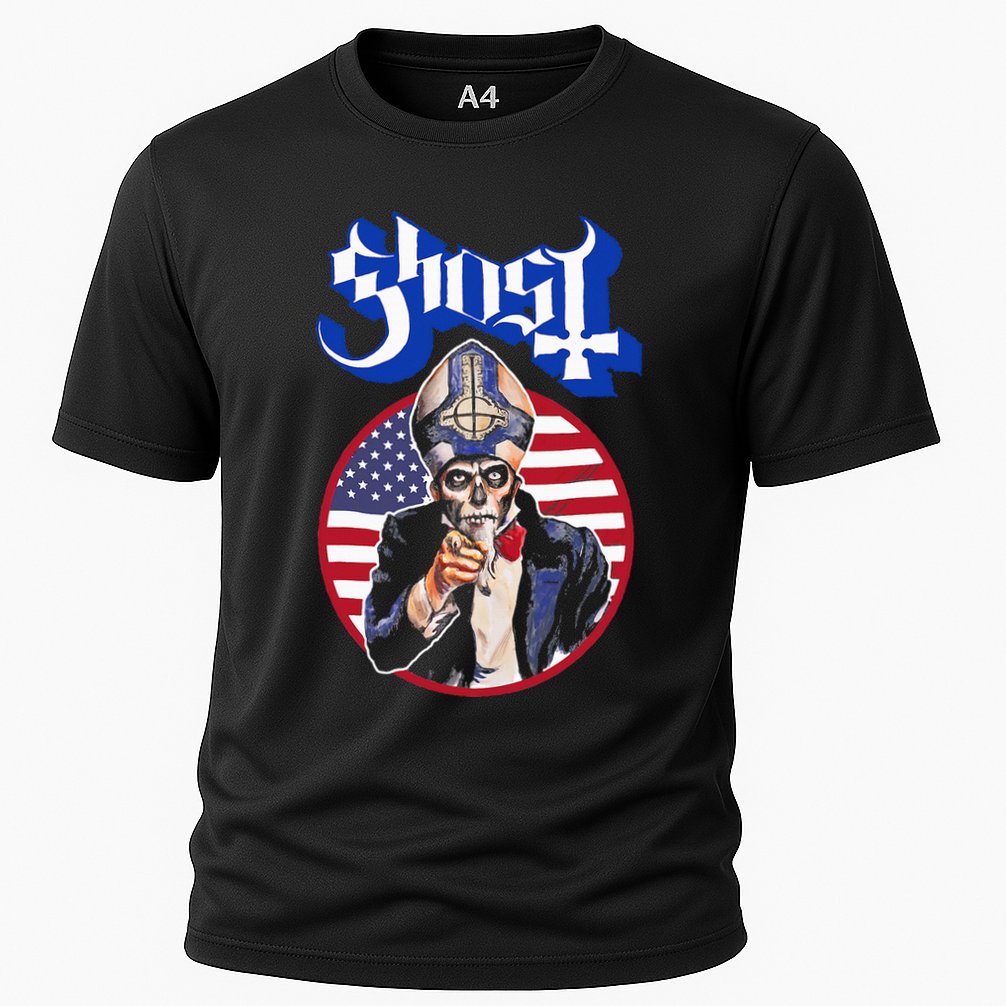 Ghost Papa Wants You Usa Cooling Performance Crew T-Shirt