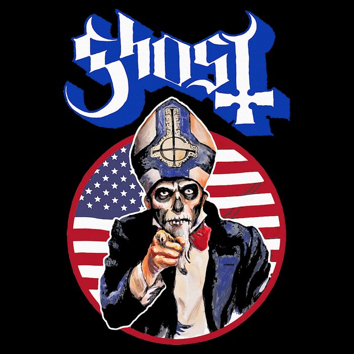 Ghost Papa Wants You Usa Cooling Performance Crew T-Shirt
