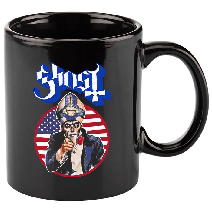 Ghost Papa Wants You Usa 11oz C Handle Ceramic Mug