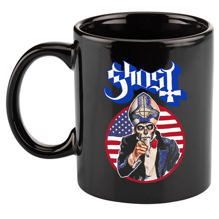 Ghost Papa Wants You Usa 11oz C Handle Ceramic Mug