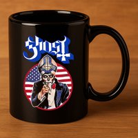 Ghost Papa Wants You Usa 11oz C Handle Ceramic Mug