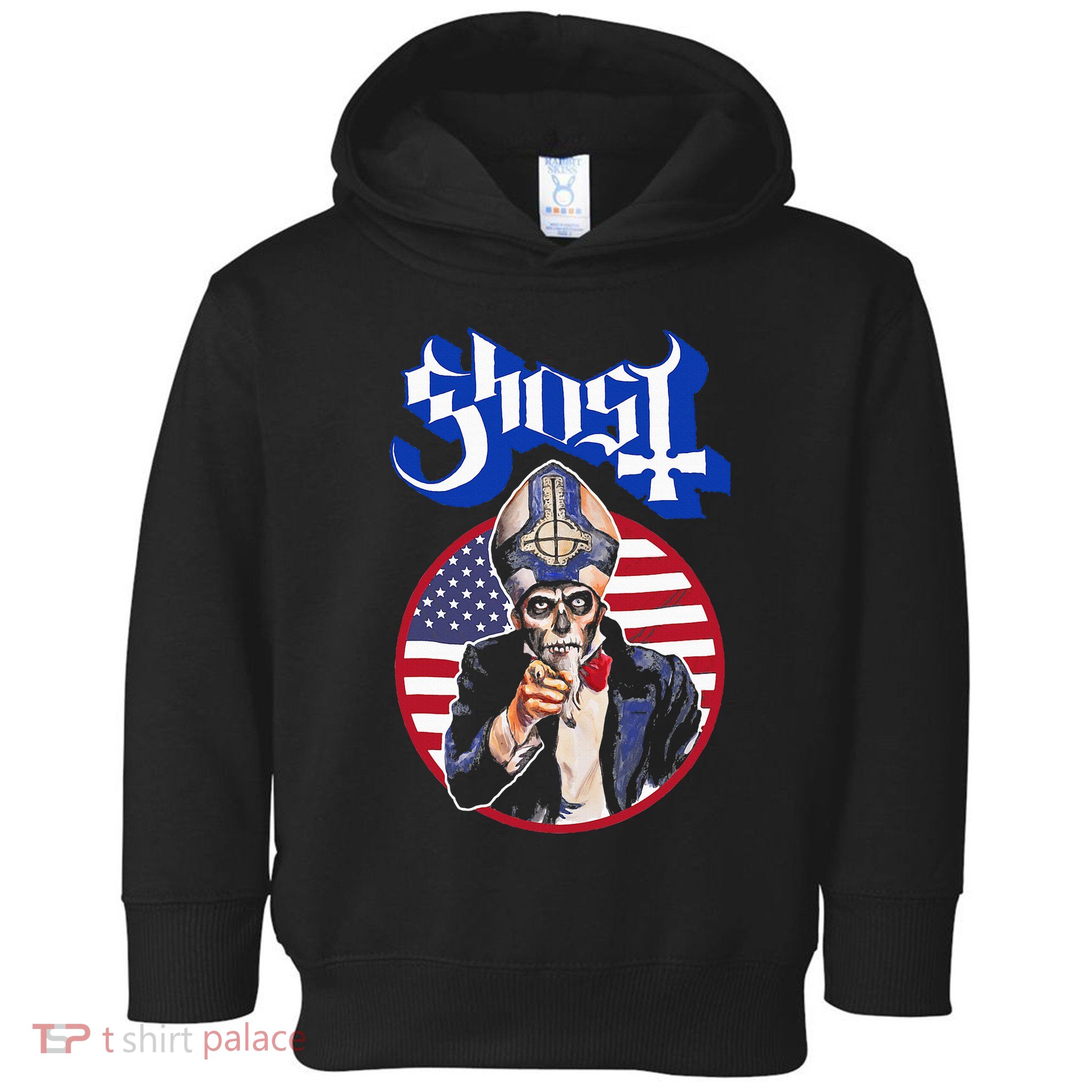 Ghost Papa Wants You Usa Toddler Hoodie