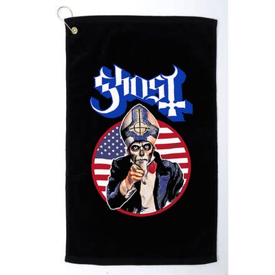 Ghost Papa Wants You Usa Golf Towel