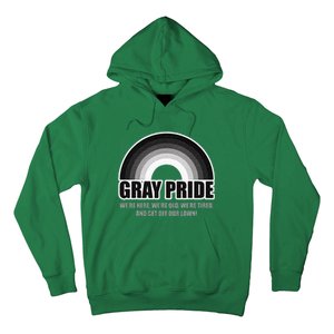 Gray Pride Were Here Were Old And Get Off Our Lawn Hoodie