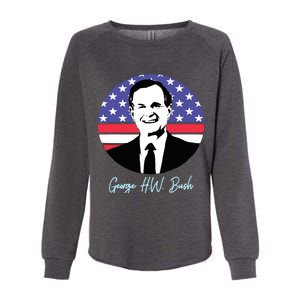 George President W. Bush Republican Proud USA Womens California Wash Sweatshirt