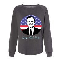 George President W. Bush Republican Proud USA Womens California Wash Sweatshirt