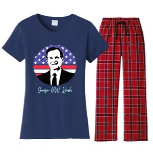 George President W. Bush Republican Proud USA Women's Flannel Pajama Set