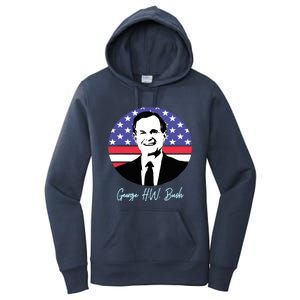 George President W. Bush Republican Proud USA Women's Pullover Hoodie