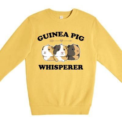 Guinea Pig Whisperer Premium Crewneck Sweatshirt