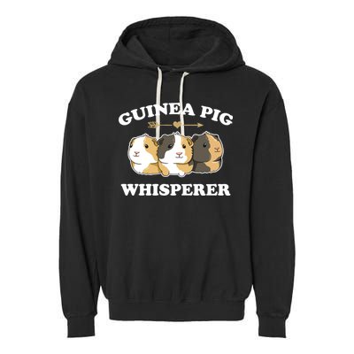 Guinea Pig Whisperer Garment-Dyed Fleece Hoodie