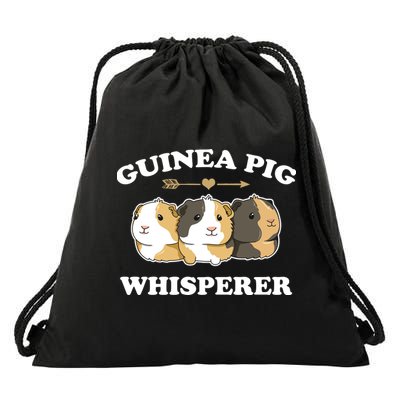 Guinea Pig Whisperer Drawstring Bag