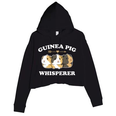 Guinea Pig Whisperer Crop Fleece Hoodie