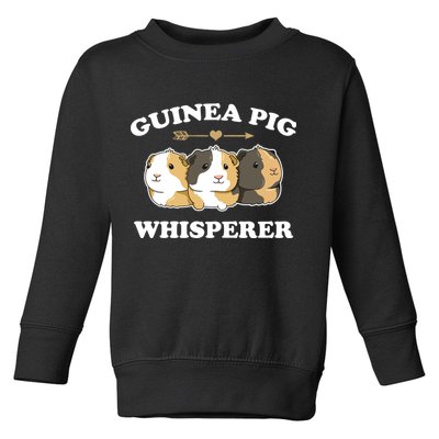 Guinea Pig Whisperer Toddler Sweatshirt