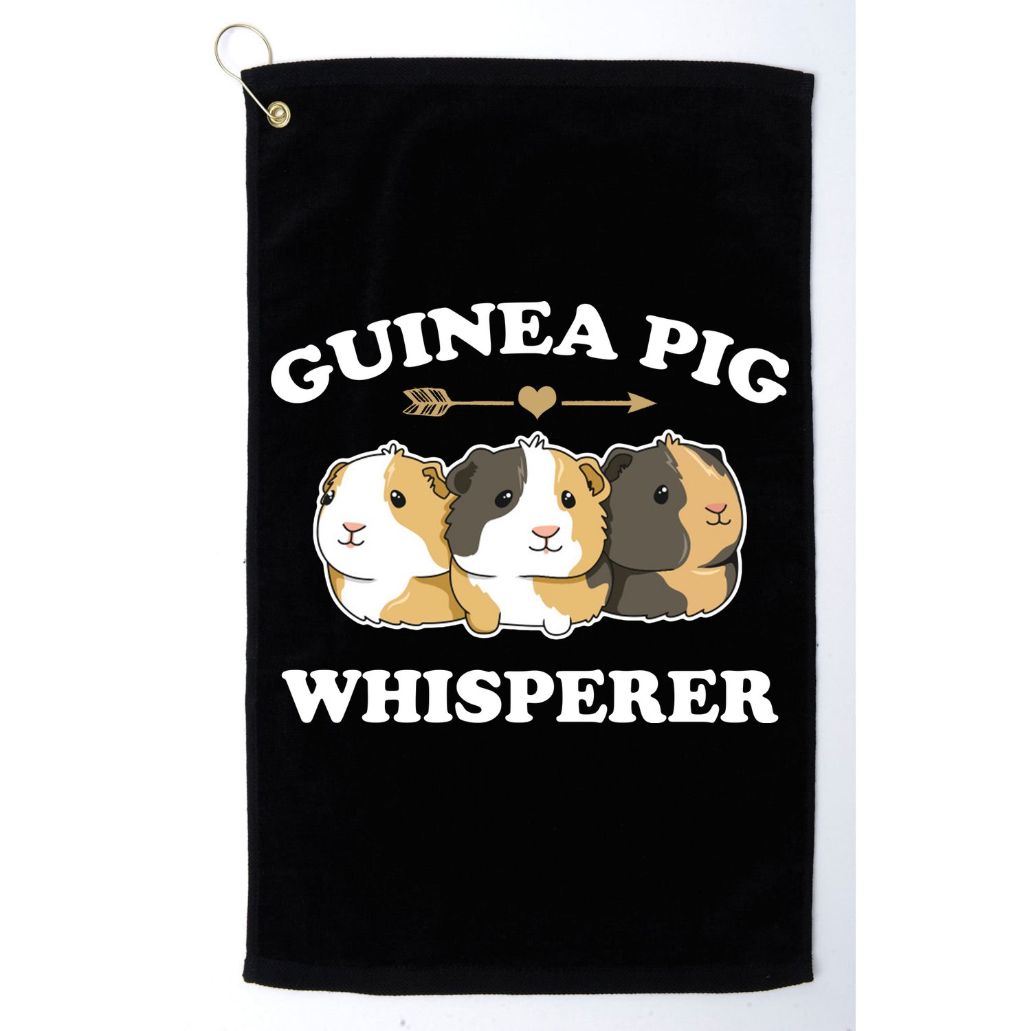 Guinea Pig Whisperer Golf Towel