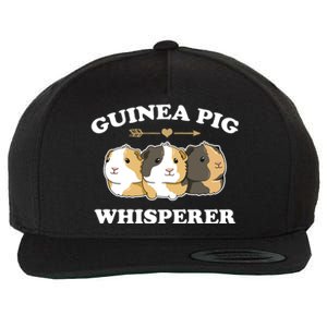 Guinea Pig Whisperer Wool Snapback Cap