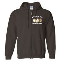 Guinea Pig Whisperer Full Zip Hoodie