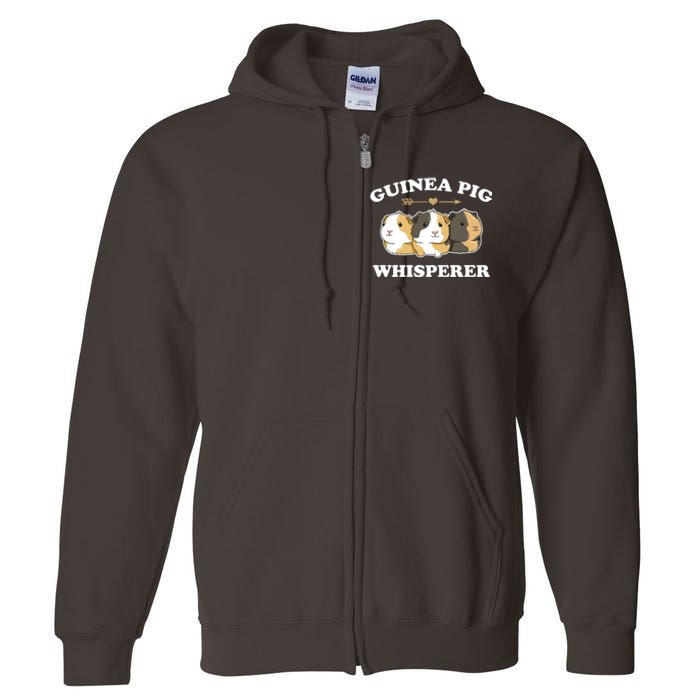 Guinea Pig Whisperer Full Zip Hoodie