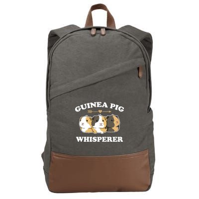 Guinea Pig Whisperer Cotton Canvas Backpack