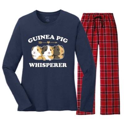 Guinea Pig Whisperer Women's Long Sleeve Flannel Pajama Set 