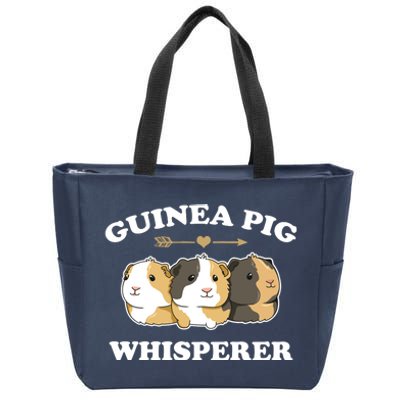 Guinea Pig Whisperer Zip Tote Bag