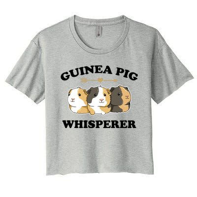 Guinea Pig Whisperer Women's Crop Top Tee