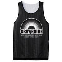 Gray Pride WeRe Here WeRe Old And Get Off Our Lawn Mesh Reversible Basketball Jersey Tank