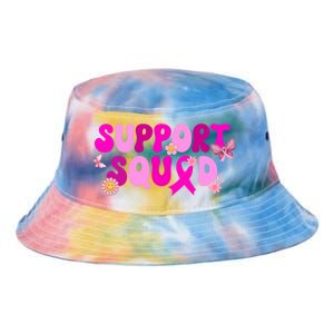 Groovy Pink Warrior Breast Cancer Awareness Support Squad Gift Tie Dye Newport Bucket Hat