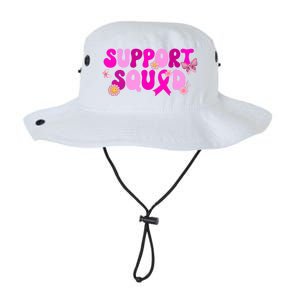 Groovy Pink Warrior Breast Cancer Awareness Support Squad Gift Legacy Cool Fit Booney Bucket Hat