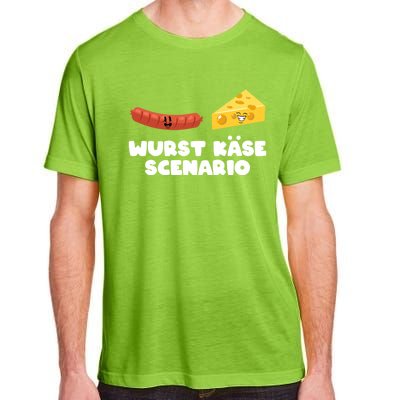 Ger Pun Wurst KäSe Scenario Sausage Cheese Funny Dad Joke Gift Adult ChromaSoft Performance T-Shirt