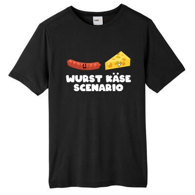 Ger Pun Wurst KäSe Scenario Sausage Cheese Funny Dad Joke Gift Tall Fusion ChromaSoft Performance T-Shirt